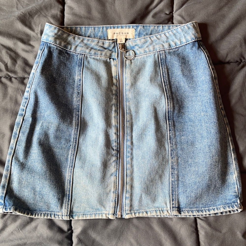 PACSUN denim skirt 25”